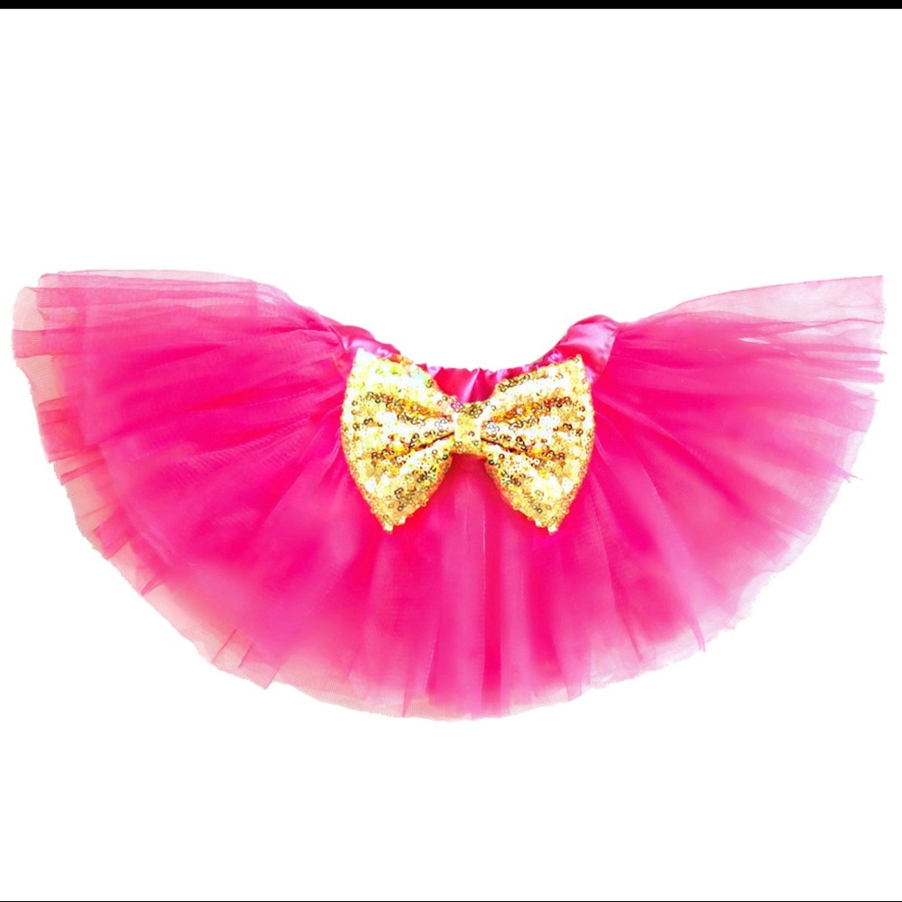 Toddler girl pink tutu